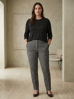 Marina Rinaldi Stretch Womens Pants NWT, Size 14-16, Cotton Blend, MSRP $310
